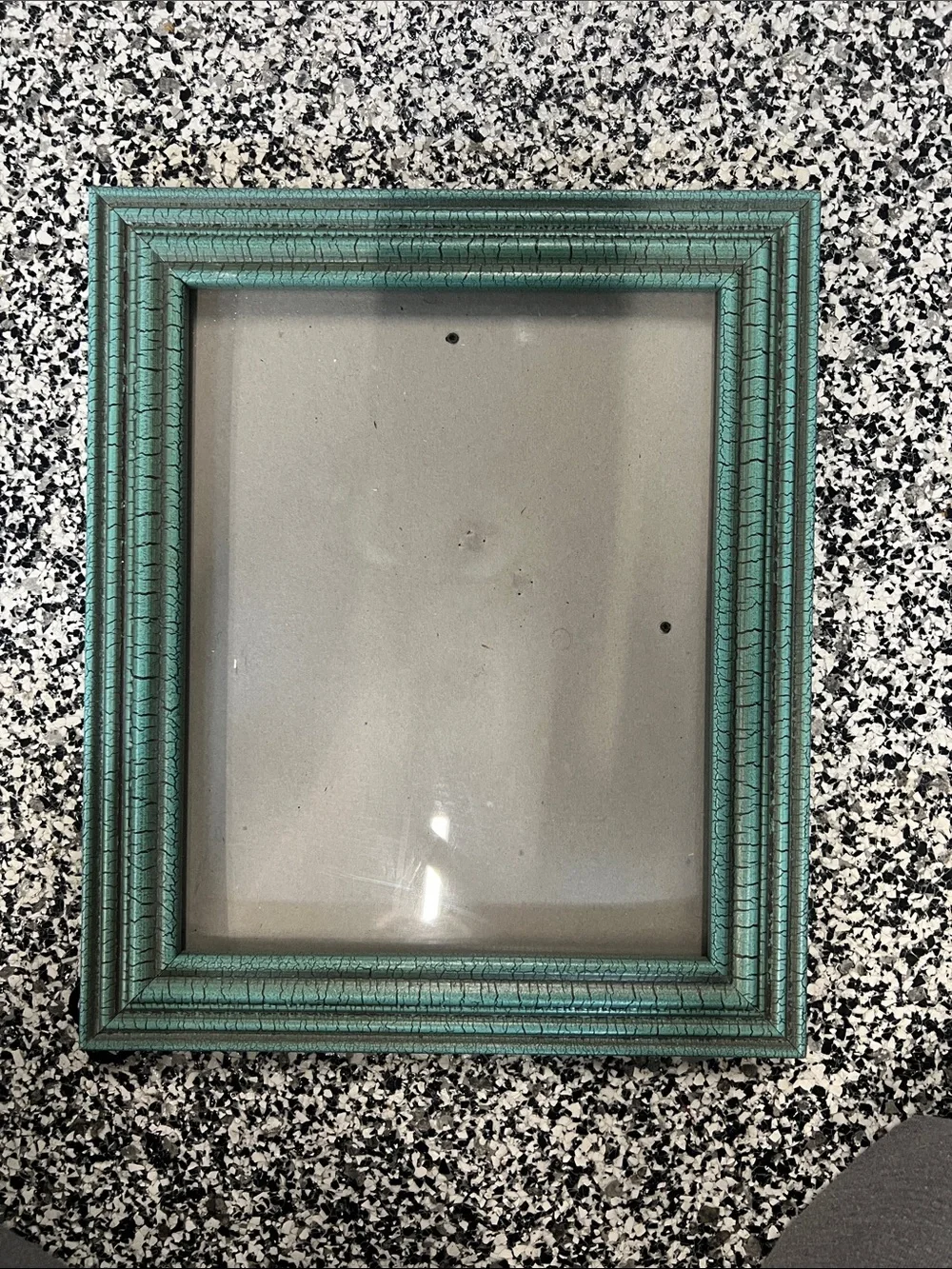 Vintage-Style Teal Picture Frame – Home Accents